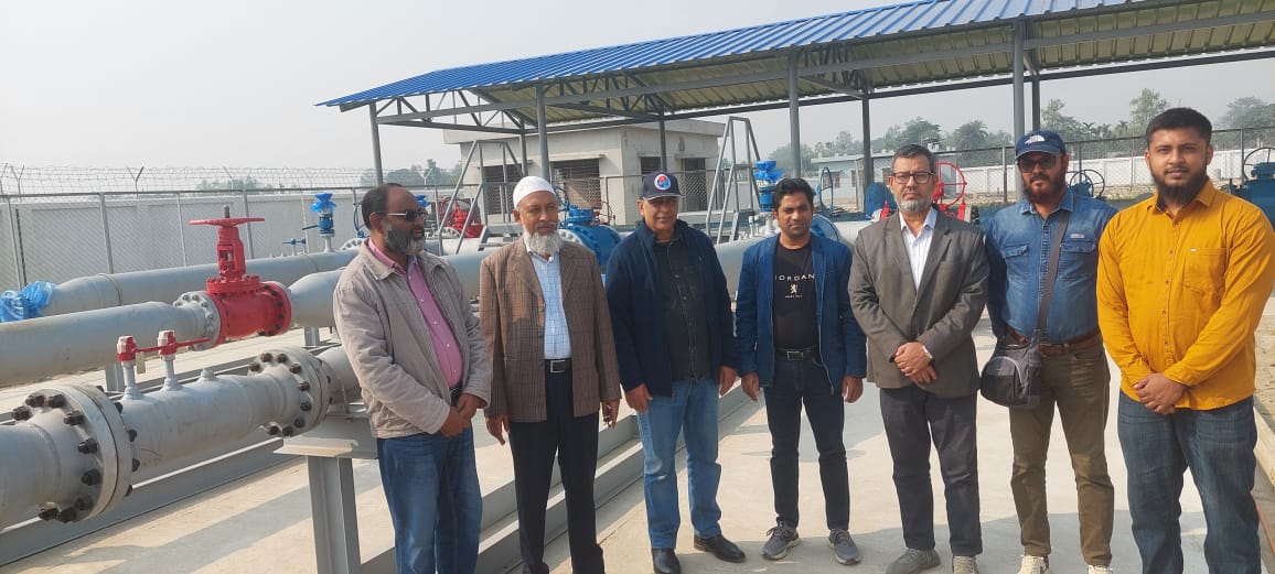 Managing Director  of PGCL Engr. Md. Kamrul Islam Sardar  and  Engr. Md. Fazlul Karim, Project Director of Rangpur, Nilphamari. Pirganj & their adjoining areas Gas Distribution Network Project with our RUSL team  visited our ongoing 3 DRS Construction works accordingly 65, 25 & 10 MMSCFD capacity on EPC basis at , Sayedpur, Rangpur & Pirgonj Bangladesh on 07.12.2024